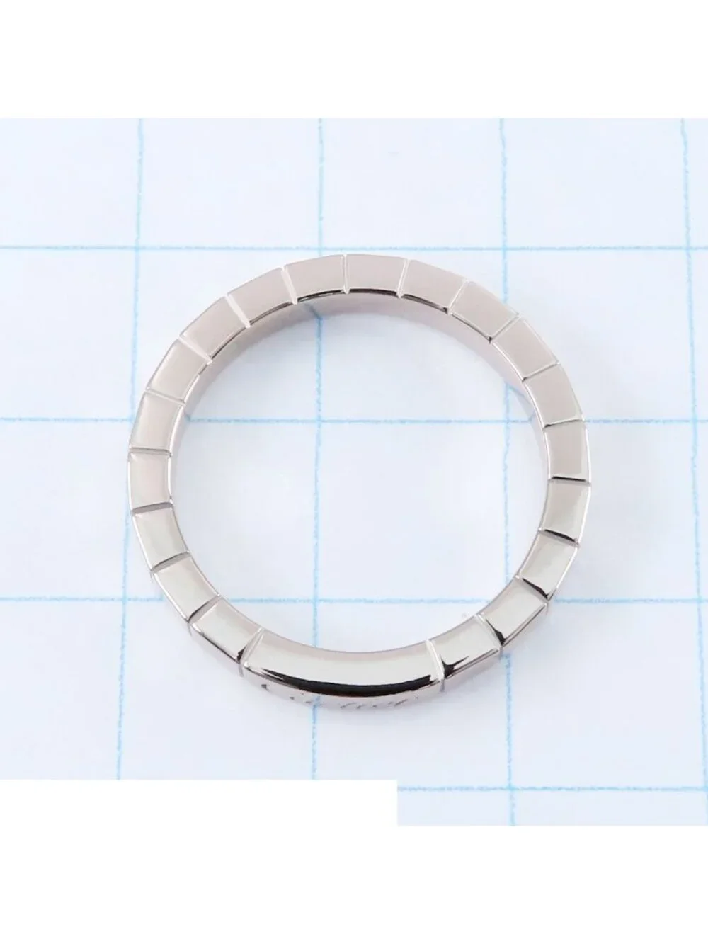 Cartier Lanieres Ring White Gold 18K 57